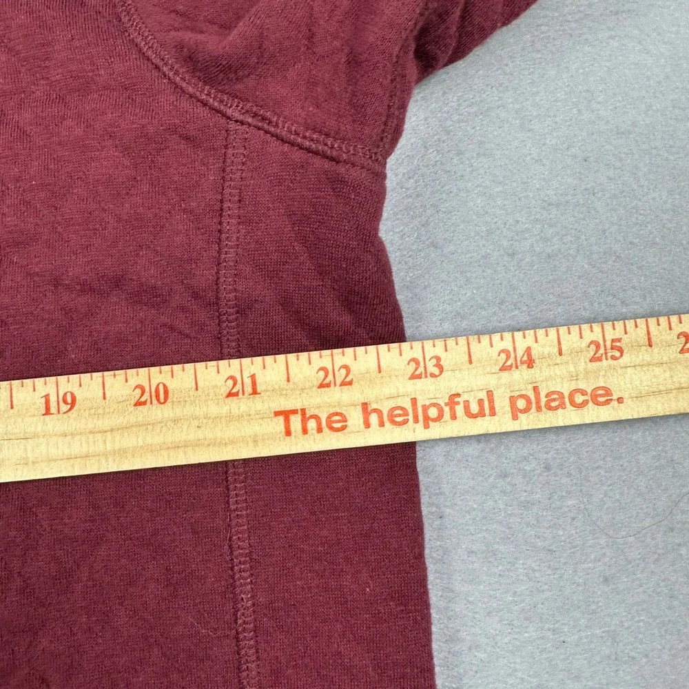 Brooks Brothers Mens Quilted Quarter Zip Pullover Burgundy Red Large NEW